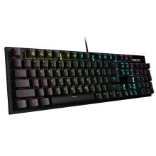 Купить клавиатуры Gigabyte: Gigabyte AORUS K1 - Full-size (100%) - USB - Mechanical - QWERTY - RGB LED - Black