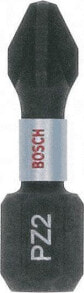 Биты для электроинструмента Bosch końcówka wkręcająca udarowa PH2 x 25mm 25 sztuk (2607002804)