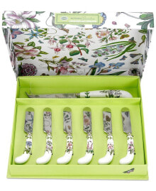 Botanic Garden Cheese Knife and Six Spreaders