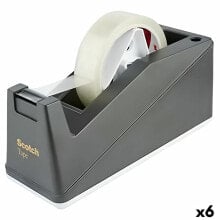 Sellotape Dispenser Scotch Black (6 Units)