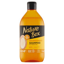 Шампуни для волос Nature Box Nourishment Shampoo With Argan Oil Натуральный питательный шампунь для волос с аргановым маслом 385 мл