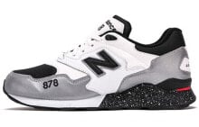 New Balance NB 878 低帮 生活休闲鞋 男女同款 黑白灰 D宽 / Кроссовки New Balance NB ML878SY