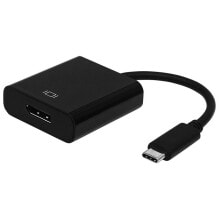 AISENS USB C Male To Display Port Female 15 cm Adapter