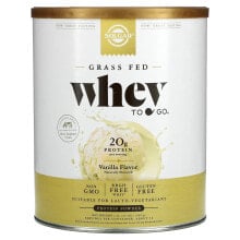 Solgar, Grass Fed Whey To Go, Whey Protein Powder, Chocolate, 13.2 oz (377 g)