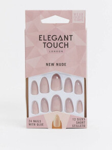 Купить женские аксессуары Elegant Touch: Elegant Touch Blush Suede False Nails