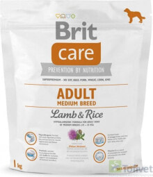 Сухие корма для собак Сухой корм для животных Brit, Care Adult Medium, для  больших пород, с ягненком и рисом