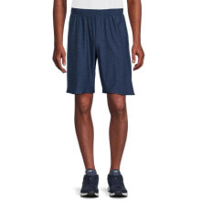 Купить мужские спортивные шорты Athletic Works: Athletic Works 9" Knit Jersey Shorts Men's 3XL Blue Polyester Pull-On Pockets