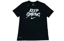 Nike KEEP STARING 标语印花短袖T恤 男款 黑色 / Футболка Nike KEEP STARING T CT6195-010
