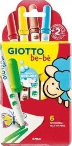 Купить фломастеры для детей GIOTTO: Giotto Super pisaki 6 kolorów Bebe GIOTTO