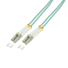 Кабели и разъемы для аудио- и видеотехники LogiLink 5m, LC - LC волоконно-оптический кабель OM3 Синий FP3LC05
