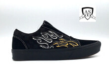 Купить черные мужские кроссовки Vans: Vans Old Skool ComfyCush Ignition Black Men's 8/ Women's 9.5 New VN0A5DYC8VV