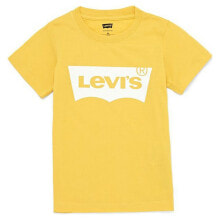 Child's Short Sleeve T-Shirt Levi's Batwing Yellow