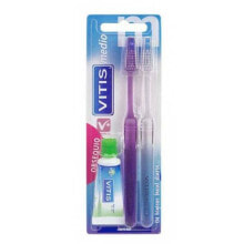 Купить сумки и чемоданы Vitis: VITIS Set Medium Anticaries Toothbrushs 2 Units 15ml