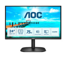 Купить мониторы AOC: Монитор AOC 24B2XHM2 - Full HD - 23.8" - Черный