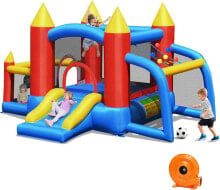 Children's inflatable complexes and trampolines