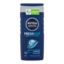 Nivea Men Fresh Kick Shower Gel 3in1 250 ml duschgel für Herren