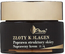 Regenerierende Creme zur Verbesserung des Hautbildes Goldenes Kollagen - AVA Laboratorium Premium Golden Collagen Repair Cream