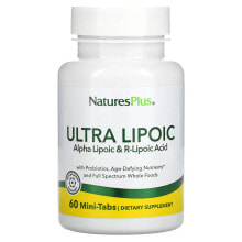 Антиоксиданты NaturesPlus, Ultra Lipoic, 60 Mini Tabs