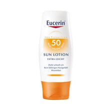 Средства для загара и защиты от солнца eUCERIN Sun Lotion Extra Leicht  SPF 50  Солнцезащитный лосьон 150 мл