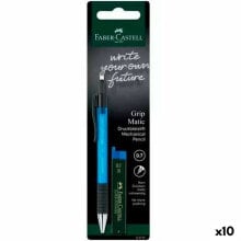 Pencil Lead Holder Faber-Castell Grip Matic Blue 0,7 mm (10 Units)