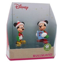 BULLYLAND Mickey Mouse Set Christmas 2 Figures