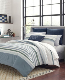 Nautica lansier Reversible 3-Piece Duvet Cover Set, King