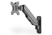 DIGITUS Universal Single Monitor Mount with Gas Spring, Wall Mount