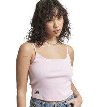 Женские спортивные футболки, майки и топы sUPERDRY Code Essential Strappy Sleeveless T-Shirt