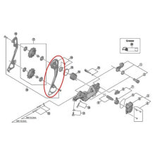 SHIMANO Pulley Carrier Foreign SLX M6000/7000 SGS 10s