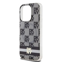 DKNY Dkhmp13Lhcptsk iPhone 13 Pro13 6.1 Iml Checke Mono Pattern&Printed Stripes phone case