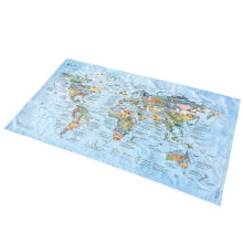 Полотенца AWESOME MAPS Snowtrip Map Towel Best Mountains For Skiing And Snowboarding