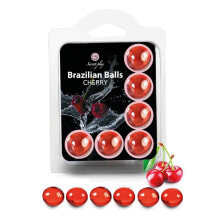 Интимные кремы и дезодоранты Brazilian Balls Set 6  Cherry
