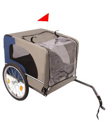 Simplie Fun tangkula Dog Bike Trailer with Safety Features