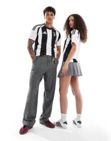 adidas Football – Juventus – Heimspiel-Trikot in Weiß/Schwarz