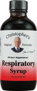 Витамины и БАДы christopher's Respiratory Syrup Сироп для респираторной поддержки 118 мл