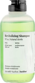 Revitalisierendes Shampoo mit natürlichen Kräutern - Farmavita Back Bar No4 Revitalizing Shampoo Natural Herbs