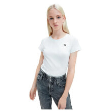 CALVIN KLEIN JEANS Embroidery Slim Short Sleeve T-Shirt