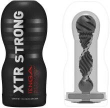 Einweg-Vakuum-Masturbator schwarz - Tenga Deep Throat Original Vacuum Cup Extra Strong