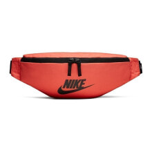 Мужские поясные сумки Мужская поясная сумка текстильная красная спортивная Nike Heritage
