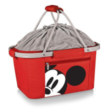 Disney mickey Mouse Button Eye Metro Basket Collapsible Cooler Tote