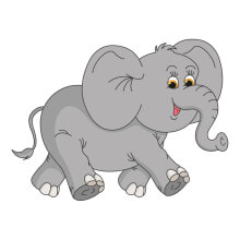 Wandtattoo - No.13 Fröhlicher Elefant