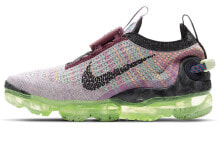 Nike Vapormax 2020 FlyKnit 彩虹编织气垫 跑步鞋 女款 粉绿黑 / Кроссовки Nike Vapormax 2020 FlyKnit CV8821-501