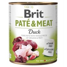 BRIT Pate And Meat With Duck 800g Wet Dog Food