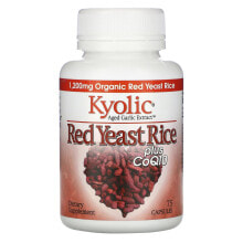 Kyolic, Aged Garlic Extract, красный ферментированный рис и CoQ10, 75 капсул
