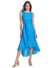 Calvin Klein women's High-Low A-Line Dress
