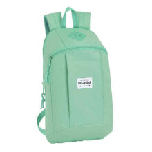Купить школьные рюкзаки и ранцы Blackfit8: Черный детский рюкзак Blackfit8 M821 бирюзовый (22 x 39 x 10 cm)