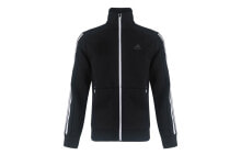 adidas MH TT LWDK针织夹克外套 男款 黑色 / Куртка Adidas MH TT LWDK Trendy_Clothing