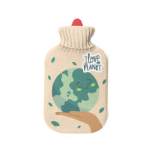 Hot Water Bottle EDM 78991 I Love My Planet 2 L