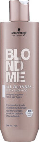 Farbschützendes Detox-Shampoo für blondes und coloriertes Haar - Schwarzkopf Professional Blondme All Blondes Detox Shampoo