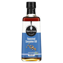 Растительное масло спектрум Натуралс, Поджаренное кунжутное масло, нерафинированное, 473 мл (16 жидких унций)